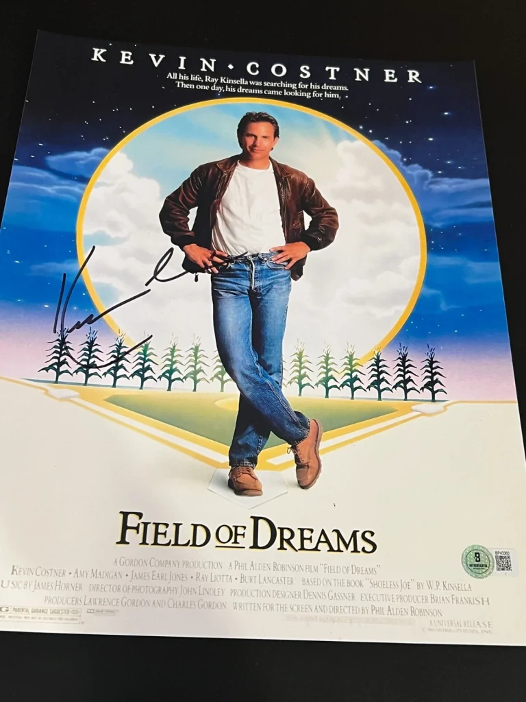KEVIN COSTNER SIGNED AUTOGRAPH 11x14 POSTER PHOTO FIELD OF DREAMS BECKETT BAS F