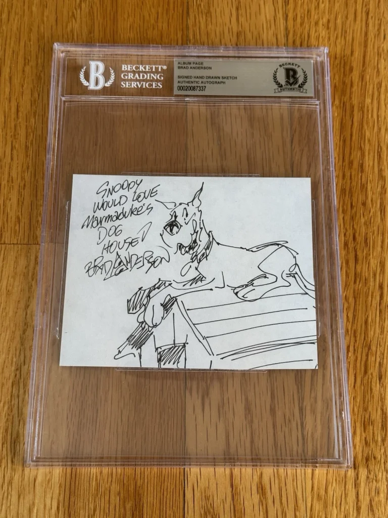 Awesome Marmaduke Drawing Artwork By Brad Anderson Beckett Slab