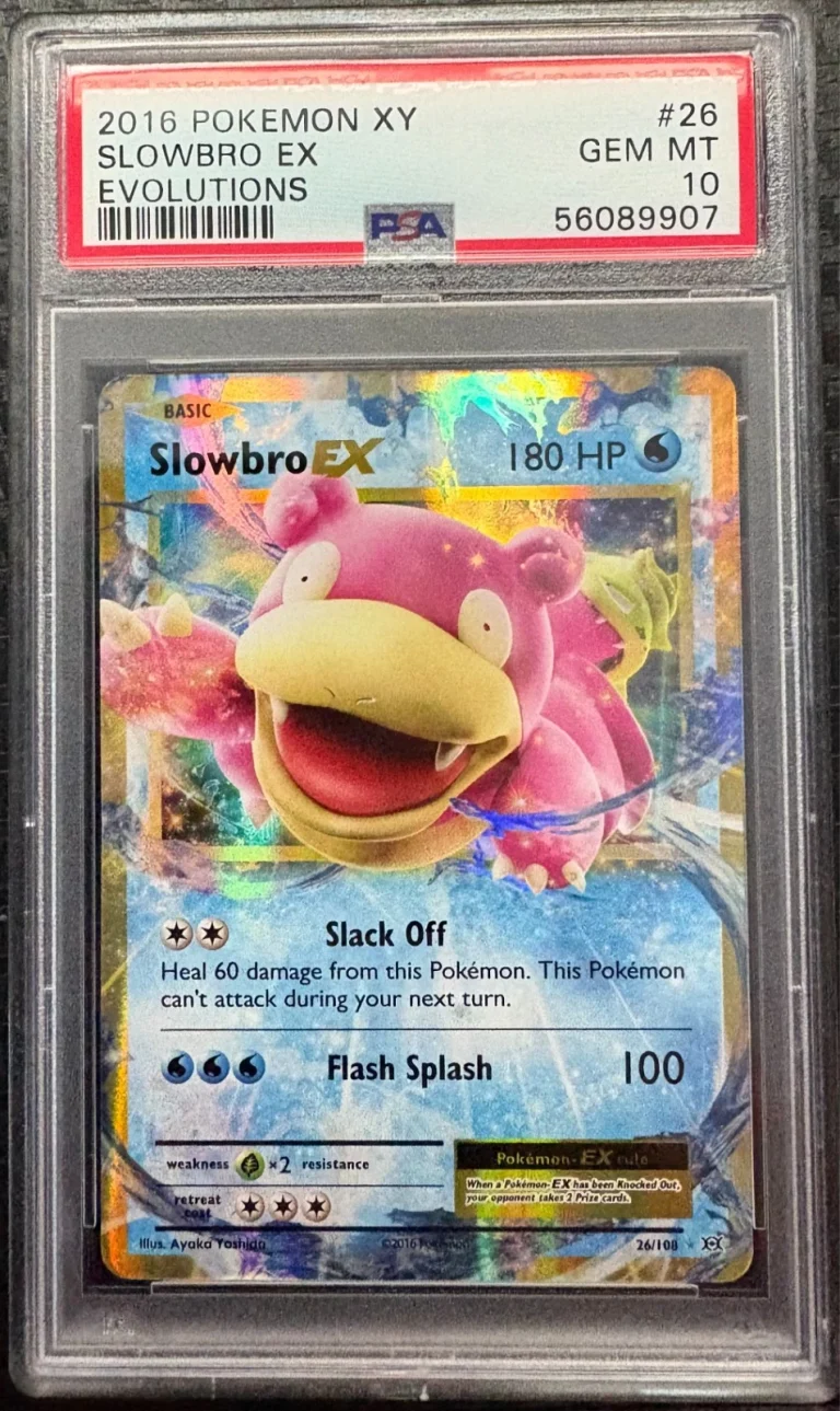 2016 Pokemon XY Evolutions #26 Slowbro EX PSA 10
