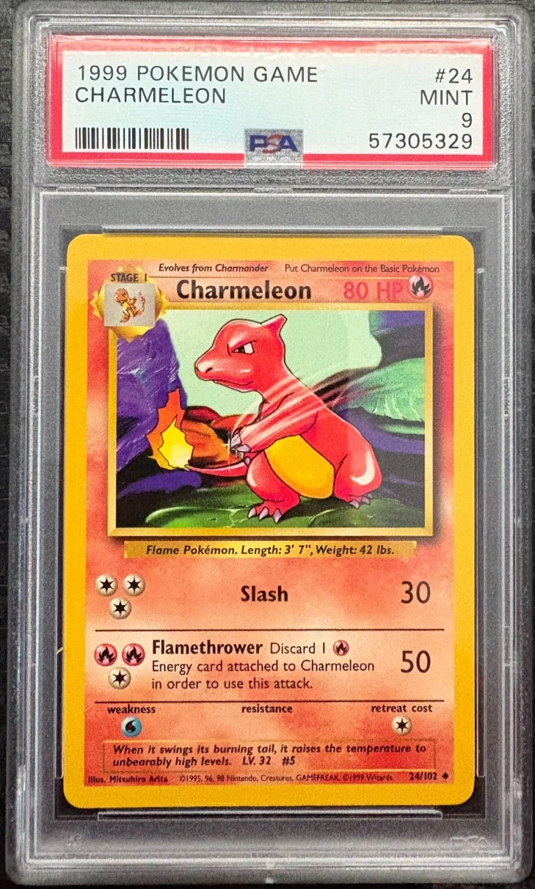 1999 Pokemon Charmeleon #24 PSA 9