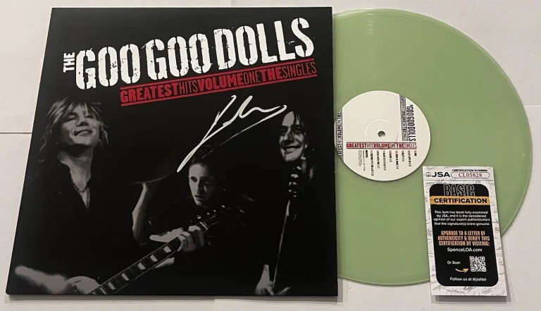 JOHN RZEZNIK SIGNED THE GOO GOO DOLLS GREATEST HITS LP VINYL RECORD ALBUM JSA