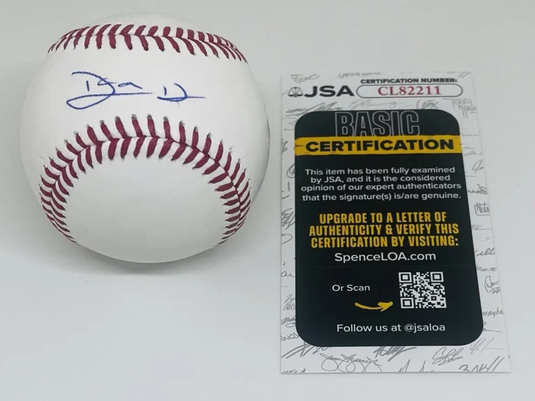 DASAN HILL SIGNED RAWLINGS MAJOR LEAGUE BASEBALL MINNESOTA TWINS JSA COA