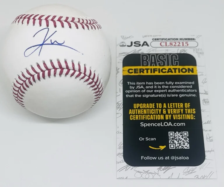 KYSON WITHERSPOON SIGNED RAWLINGS MAJOR LEAGUE BASEBALL BOSTON RED SOX JSA COA