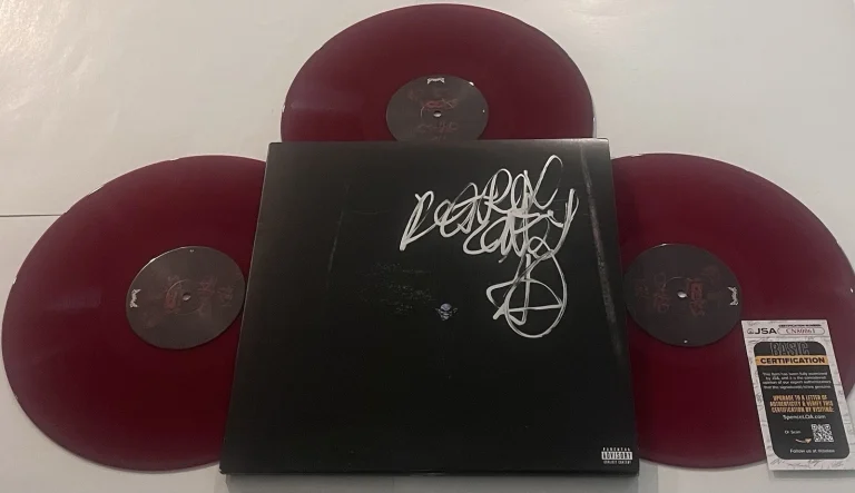 DESTROY LONELY SIGNED IF LOOKS COULD KILL LP VINYL RECORD ALBUM JSA COA