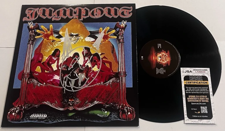 OSAMASON SIGNED JUMP OUT LP VINYL RECORD ALBUM JSA COA