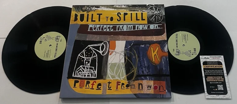 DOUG MARTSCH SIGNED BUILT TO SPILL PERFECT FROM NOW ON LP VINYL RECORD ALBUM JSA