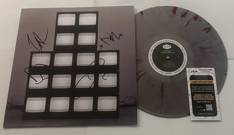 RISE AGAINST BAND SIGNED NOWHERE GENERATION LP VINYL RECORD TIM MCILRATH +3 JSA