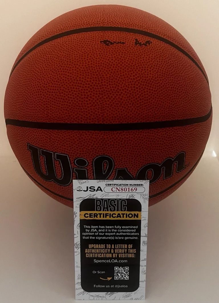 DARIUS ACUFF JR SIGNED WILSON NBA BASKETBALL ARKANSAS RAZORBACKS JSA COA