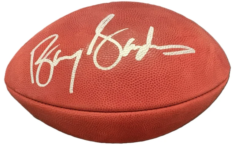 Barry Sanders Signed Leather NFL Game Football Fanatics