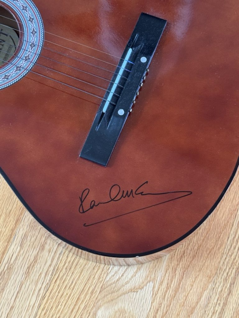 Rare Paul McCartney Signed Acoustic Guitar PSA Beckett LOA’s Beatles Mint 9 Sig