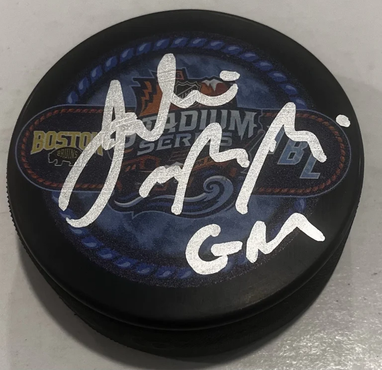 JULIAN BRISEBOIS SIGNED TAMPA BAY LIGHTNING 2026 STADIUM SERIES PUCK W/ CASE COA