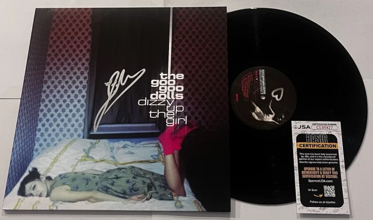 JOHN RZEZNIK SIGNED GOO GOO DOLLS DIZZY UP THE GIRL LP VINYL RECORD ALBUM JSA
