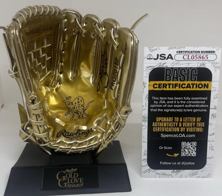JAKE PEAVY SIGNED RAWLINGS GOLD GLOVE AWARD GLOVE CHICAGO WHITE SOX JSA COA