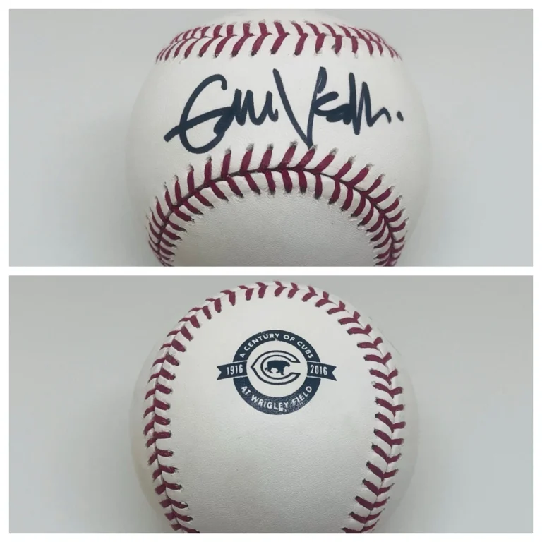 EDDIE VEDDER SIGNED CHICAGO CUBS 100 YEARS MAJOR LEAGUE BASEBALL PEARL JAM JSA