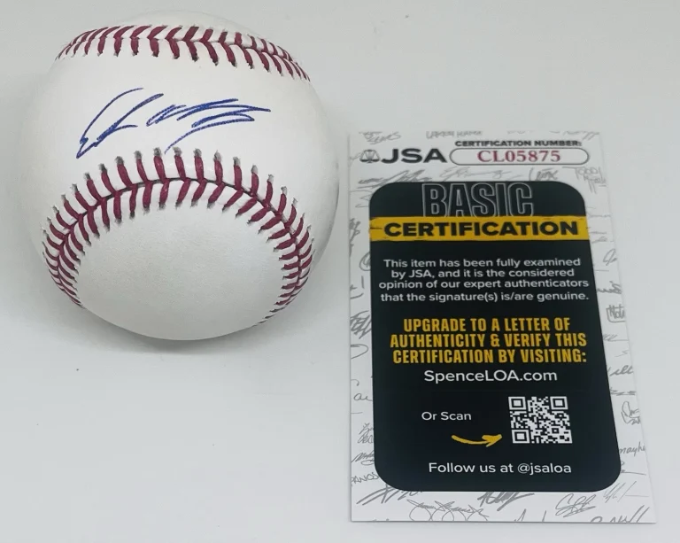 ETHAN HOLLIDAY SIGNED RAWLINGS MAJOR LEAGUE BASEBALL COLORADO ROCKIES JSA COA