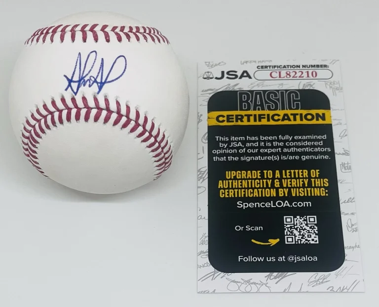 FRANKLIN ARIAS SIGNED RAWLINGS MAJOR LEAGUE BASEBALL BOSTON RED SOX JSA COA