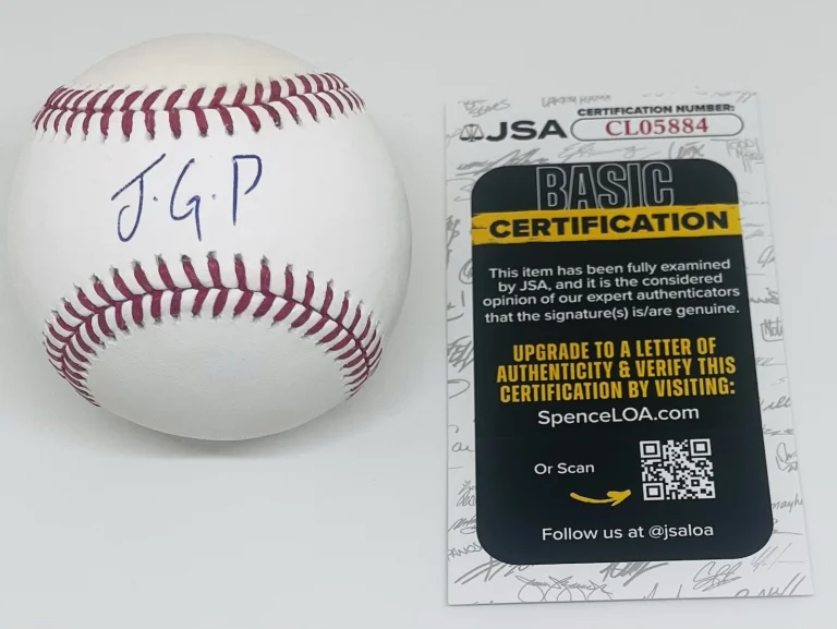 JUSTIN GONZALES SIGNED RAWLINGS MAJOR LEAGUE BASEBALL BOSTON RED SOX JSA COA