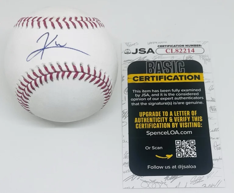 KYSON WITHERSPOON SIGNED RAWLINGS MAJOR LEAGUE BASEBALL BOSTON RED SOX JSA COA
