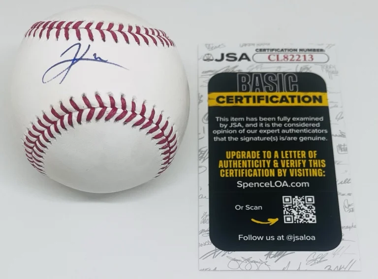 KYSON WITHERSPOON SIGNED RAWLINGS MAJOR LEAGUE BASEBALL BOSTON RED SOX JSA COA