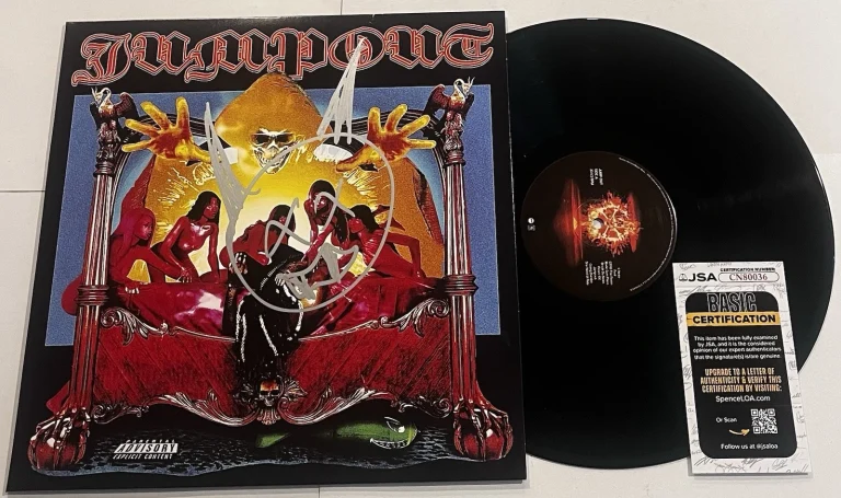 OSAMASON SIGNED JUMP OUT LP VINYL RECORD ALBUM JSA COA