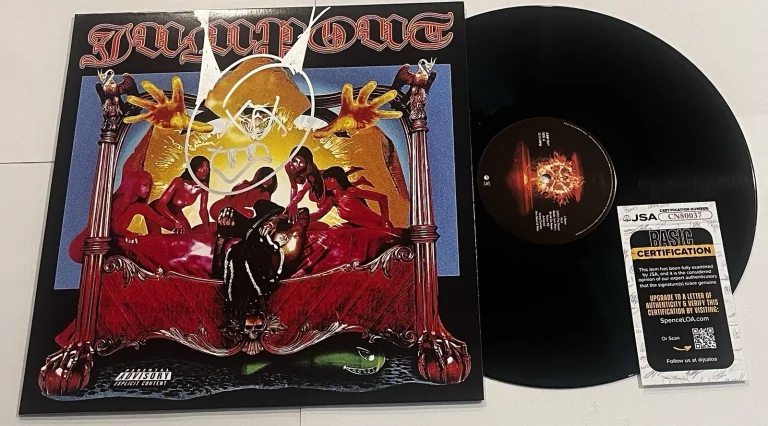 OSAMASON SIGNED JUMP OUT LP VINYL RECORD ALBUM JSA COA