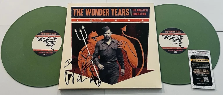 THE WONDER YEARS SIGNED GREATEST GENERATION VINYL RECORD ALBUM DAN CAMPBELL JSA