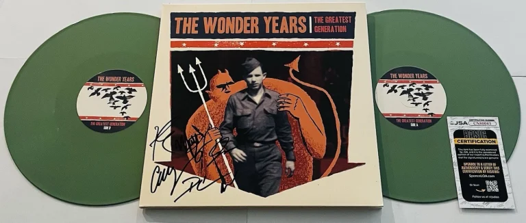 THE WONDER YEARS SIGNED GREATEST GENERATION VINYL RECORD ALBUM DAN CAMPBELL JSA