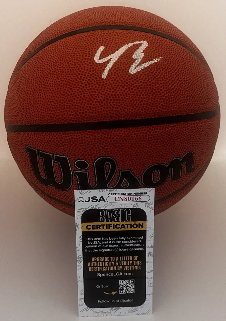CAMERON BOOZER SIGNED WILSON NBA BASKETBALL CAM FUTURE SUPERSTAR JSA COA