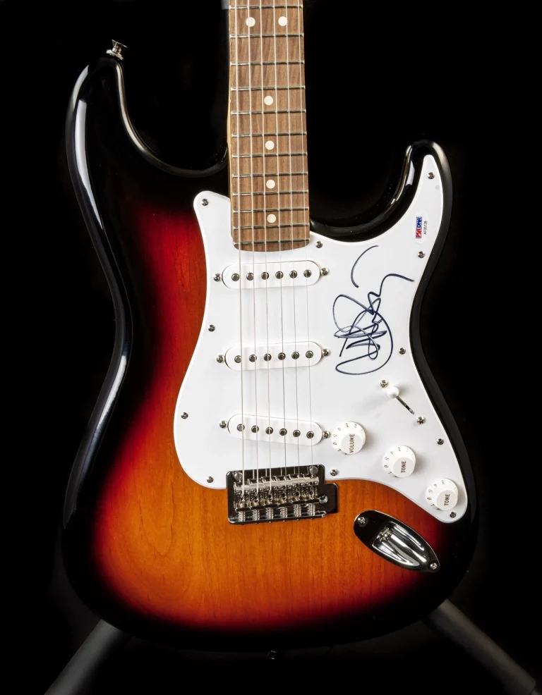 John Mayer Signed Fender Stratocaster Guitar PSA DNA LOA Full Signature