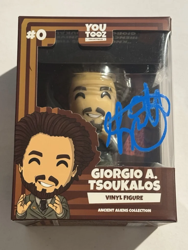 GIORGIO TSOUKALOS HAND SIGNED YOU TOOZ FUNKO POP AUTOGRAPHED ANCIENT ALIENS COA