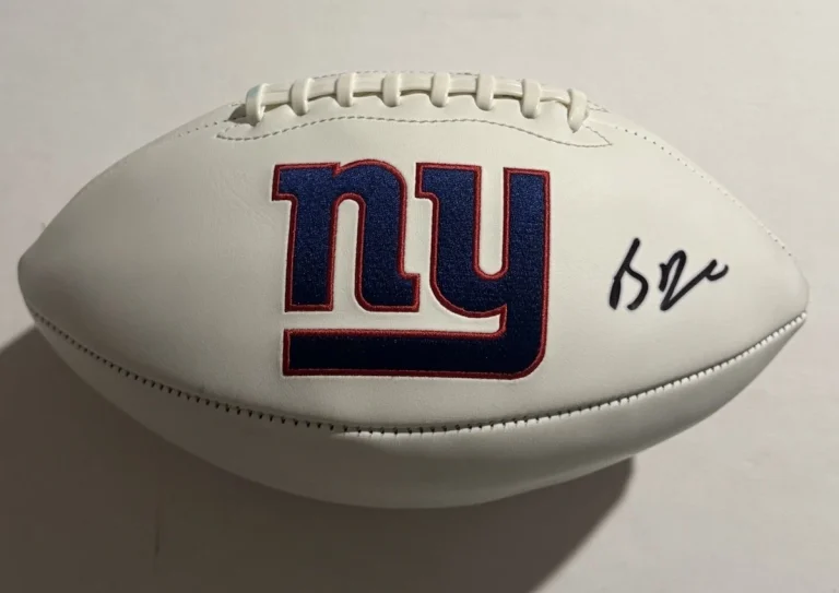 BRIAN DABOLL HAND SIGNED FOOTBALL AUTOGRAPHED NEW YORK GIANTS HEAD COACH COA