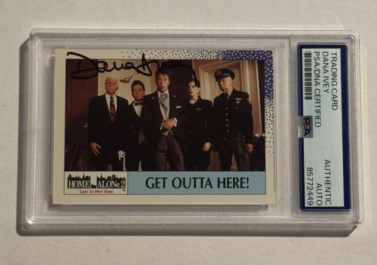 DANA IVEY SIGNED AUTO 1992 Topps Home Alone 2 Card #25 Movie Actress PSA