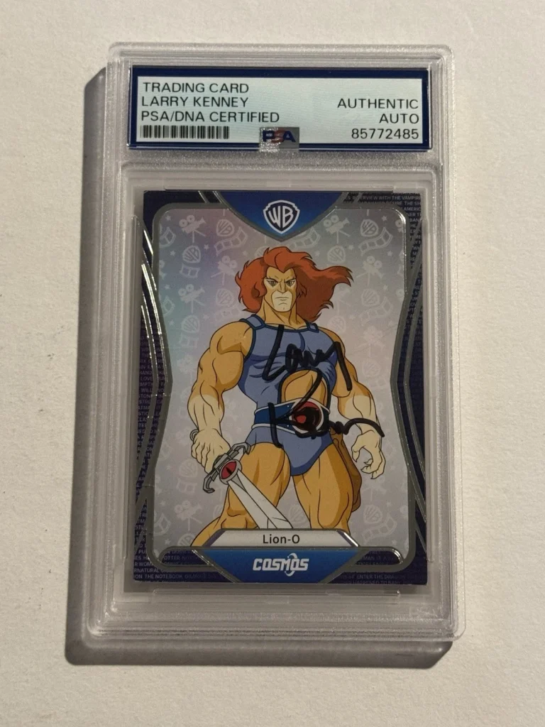 LARRY KENNEY SIGNED AUTO 2024 Kakawow COSMOS Lion-O Voice Actor PSA