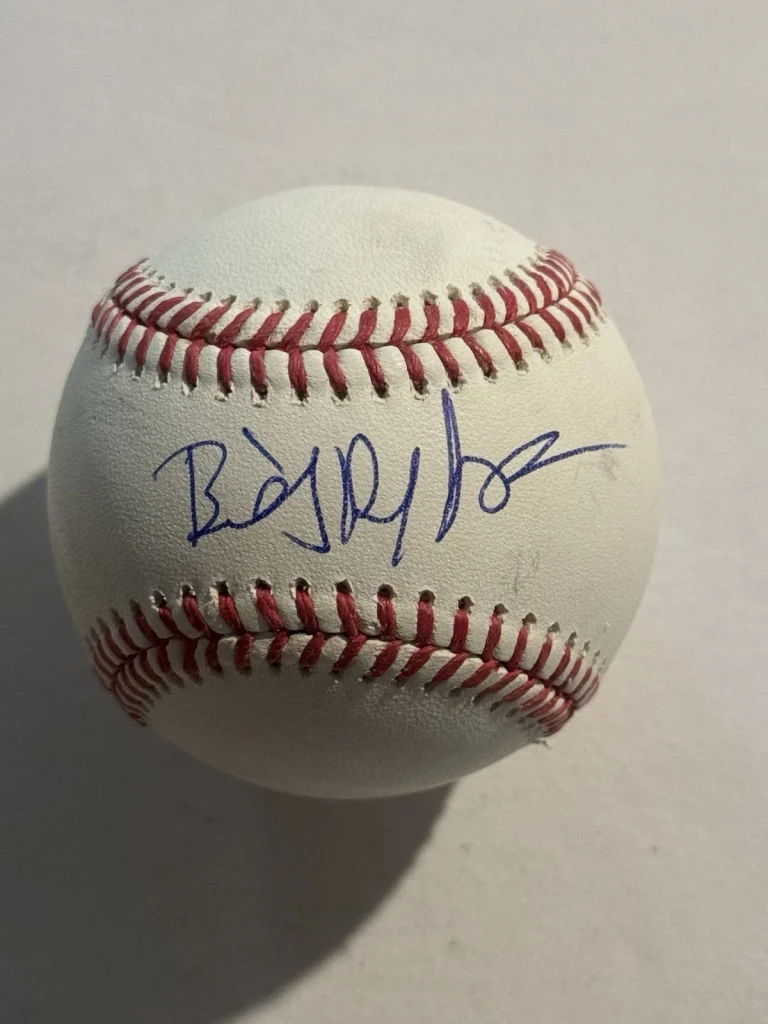 BILLY BOB THORNTON HAND SIGNED OMLB BASEBALL AUTOGRAPHED BAD NEWS BEARS COA