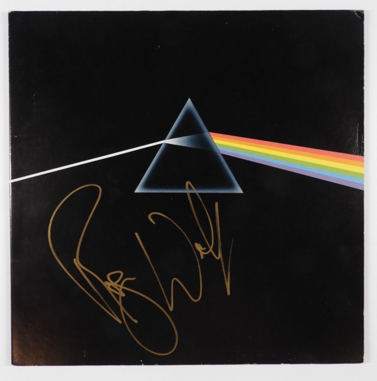 Pink Floyd Roger Waters Dark Side Of The Moon JSA Signed Autograph Record Vinyl
