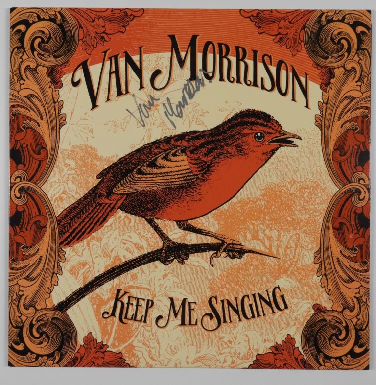 Van Morrison JSA Signed Autograph Record Album Vinyl Keep Me Singing
