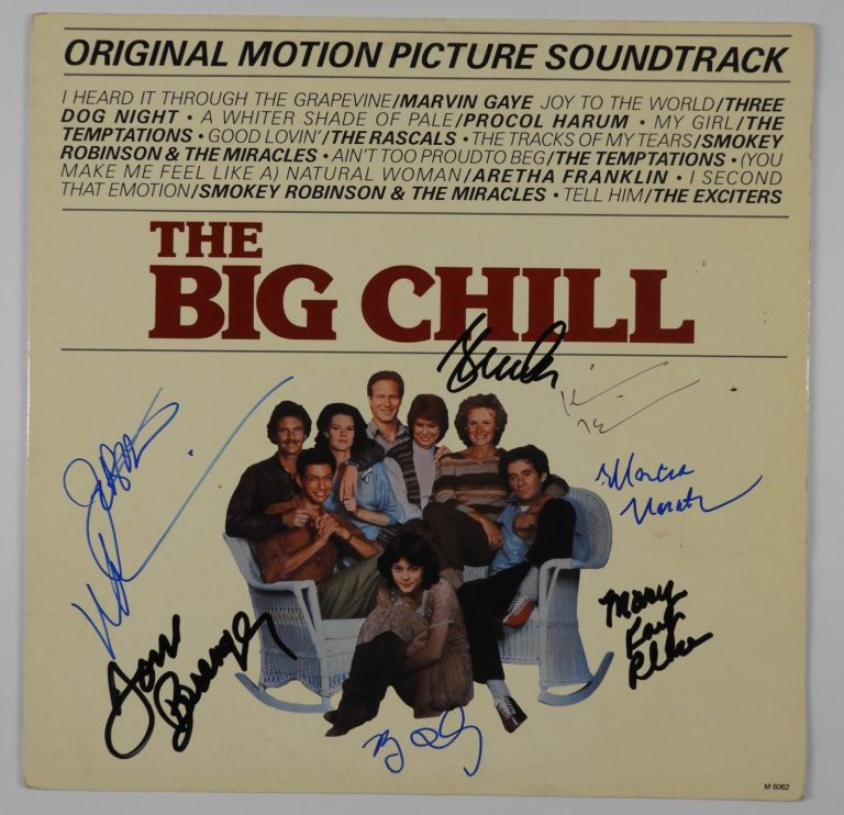 The Big Chill Signed Autograph JSA Album Soundtrack Vinyl Tom Berenger +
