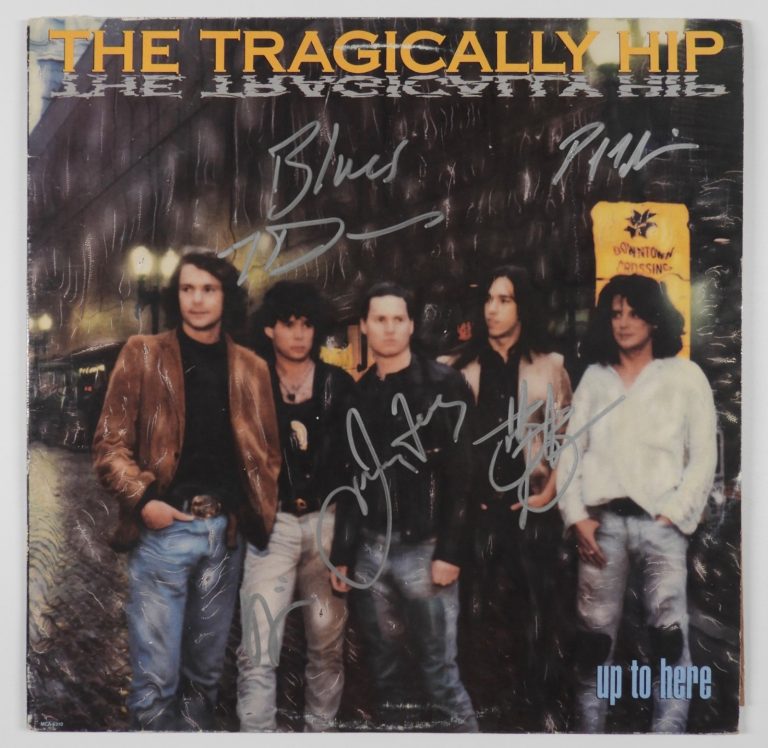 The Tragically Hip JSA Signed Autograph Gord Downie Fully Record Album