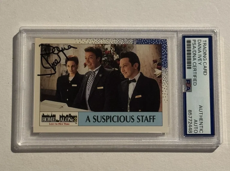 DANA IVEY SIGNED AUTO 1992 Topps Home Alone 2 Card #6 Movie Actress PSA
