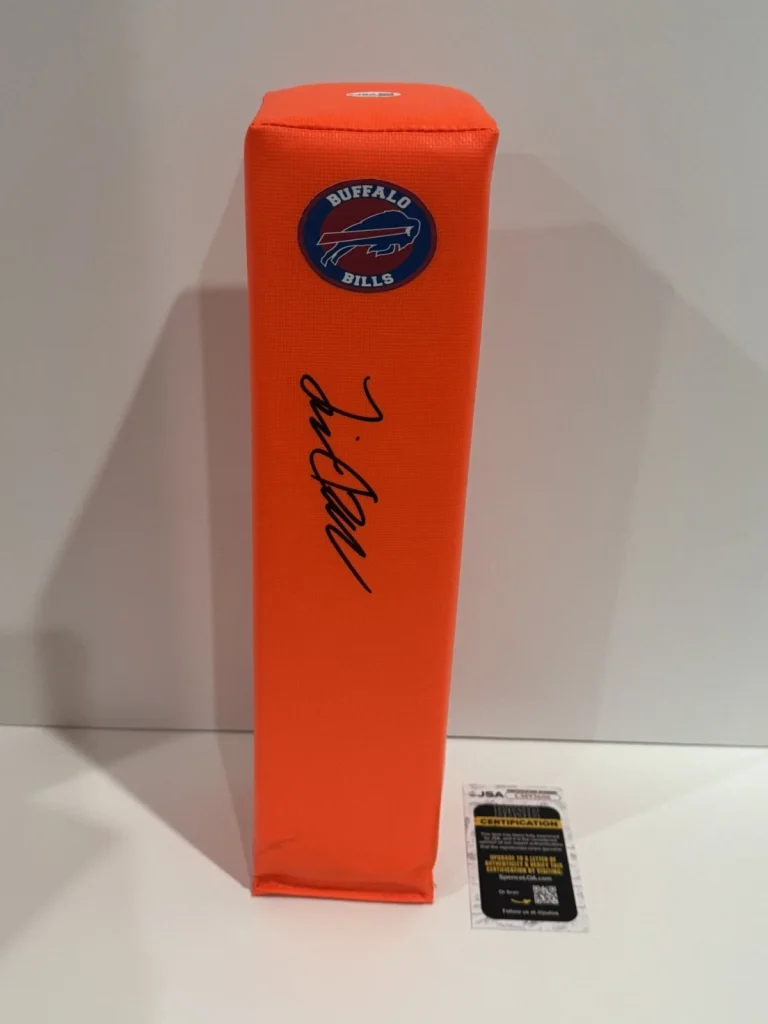 SKYLER BELL SIGNED TOUCHDOWN PYLON BUFFALO BILLS FOOTBALL NFL STAR JSA COA