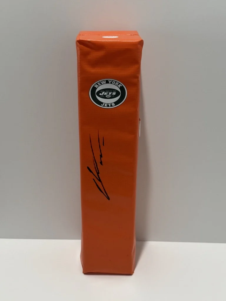 CADE KLUBNIK SIGNED TOUCHDOWN PYLON NEW YORK JETS FOOTBALL JSA COA