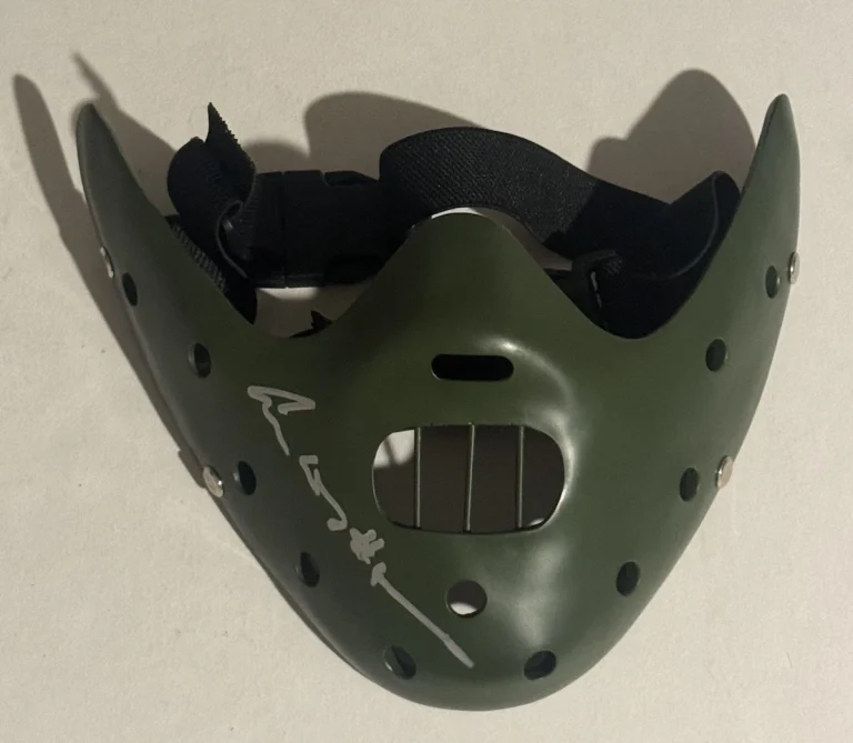 Anthony Hopkins Signed Hannibal Lecter Mask The Silence of the Lambs Beckett BAS