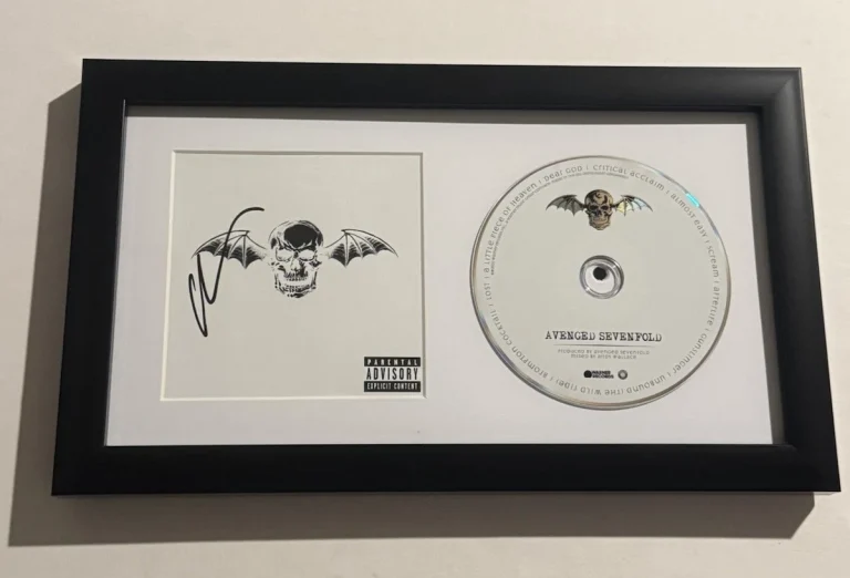 MATT M SHADOWS SIGNED CD FRAMED AVENGED SEVENFOLD BAND LEAD SINGER COA