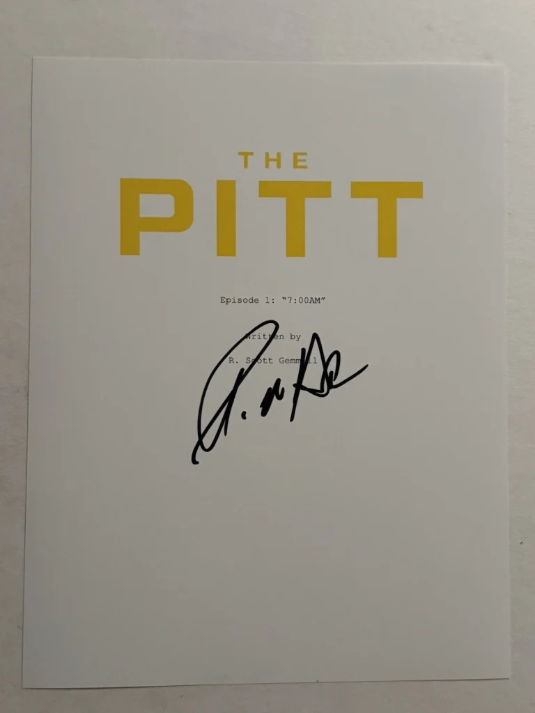 SHAWN HATOSY SIGNED SCRIPT COVER ACTOR AUTOGRAPHED THE PITT SHOW STAR COA