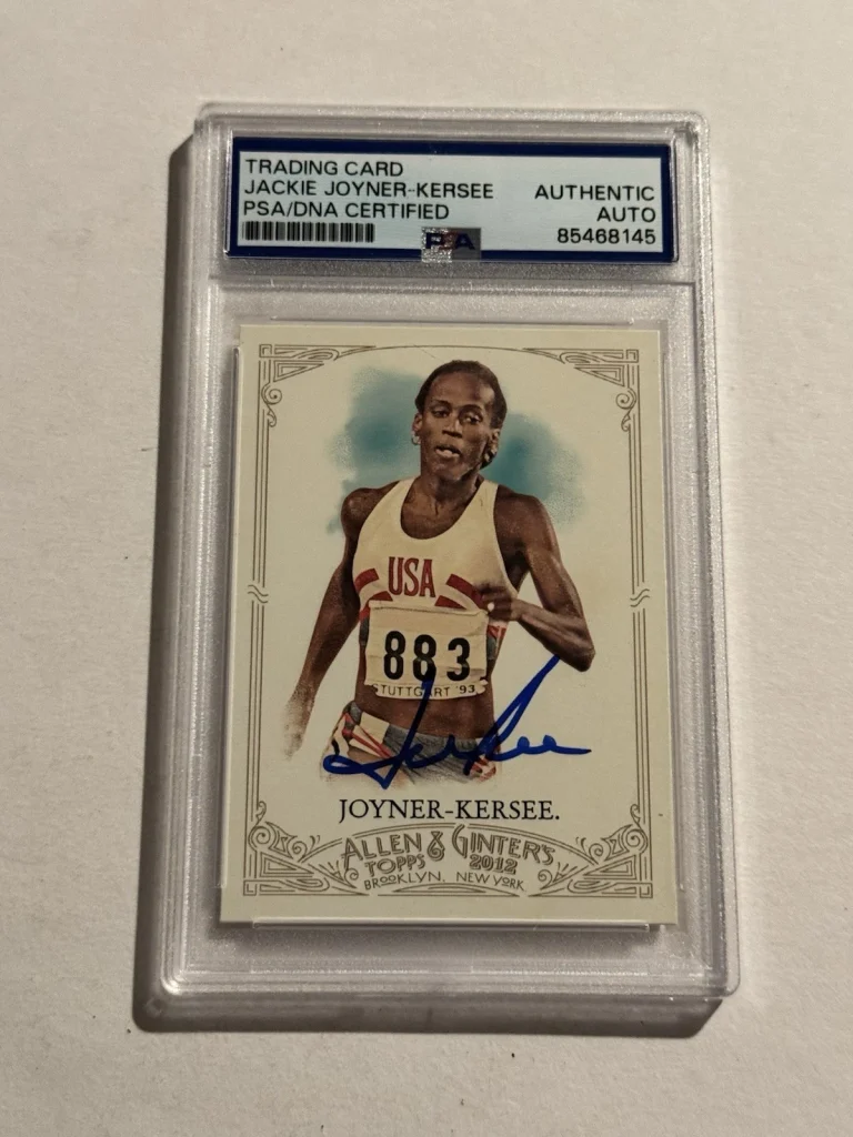 Jackie Joyner-Kersee SIGNED AUTO Topps Allen & Ginter RC ROOKIE PSA/DNA