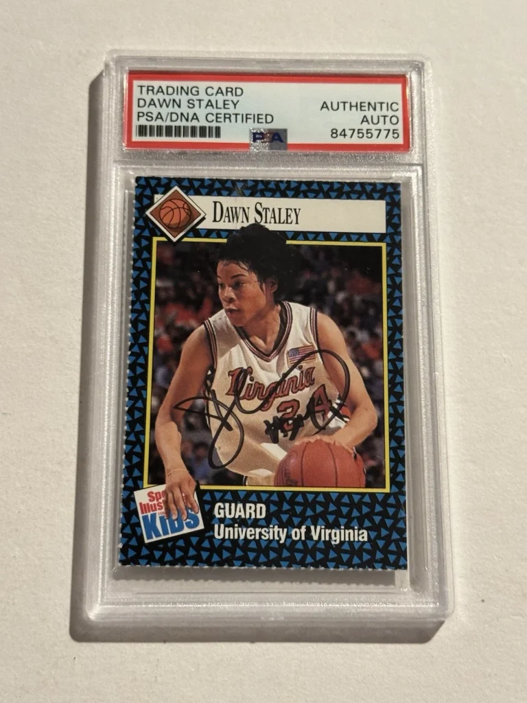 Dawn Staley Signed 1992 Sports Illustrated For Kids RC IP Auto PSA/DNA Virginia