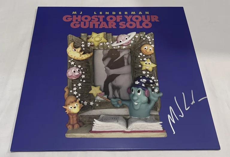 MJ LENDERMAN SIGNED GHOST OF YOUR GUITAR SOLO VINYL RECORD JSA
