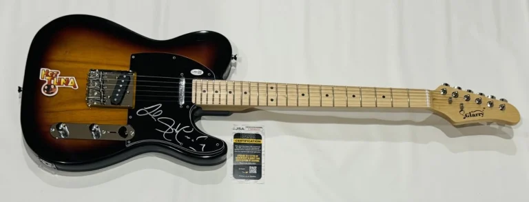 HOT TUNA SIGNED SUNBURST ELECTRIC GUITAR  JACK CASADY JORMA KAUKONEN JSA COA