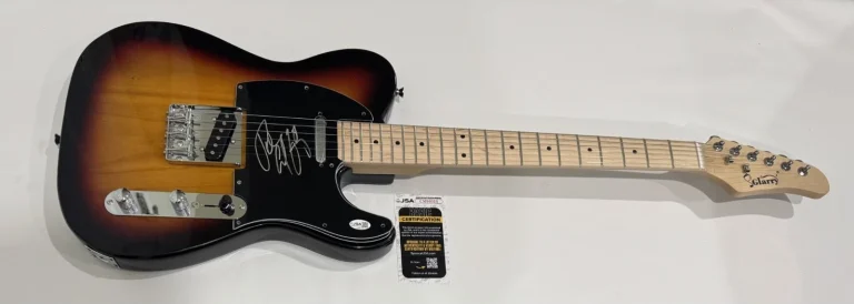 JOHN CAFFERTY SIGNED ELECTRIC GUITAR EDDIE AND THE CRUISERS JSA COA