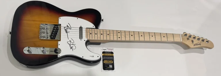 THE VERVE PIPE SIGNED SUNBURST ELECTRIC GUITAR BRIAN VANDER ARK BRAD JSA COA